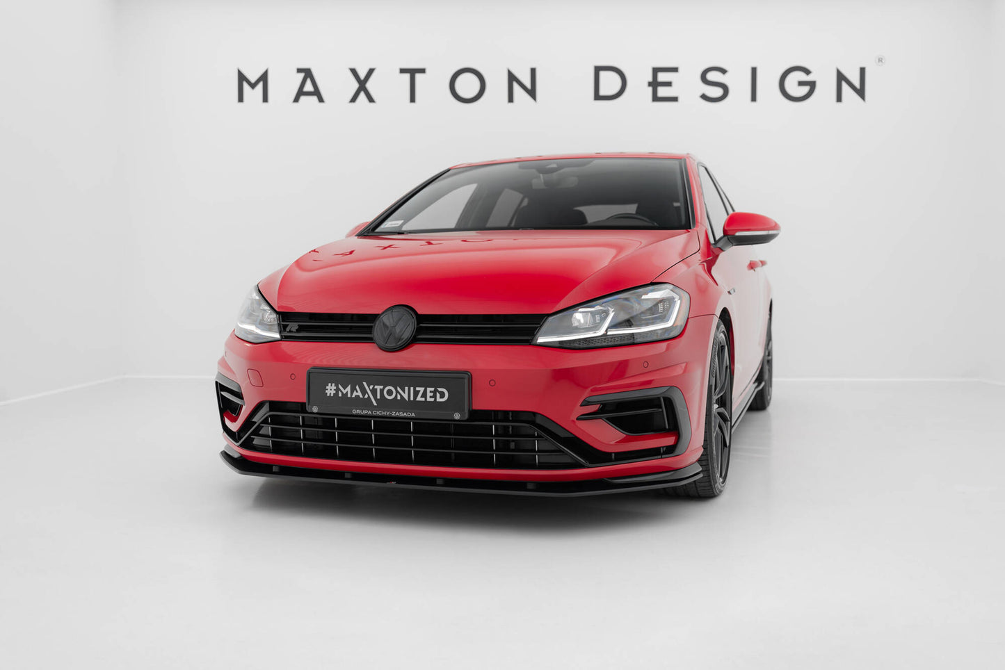 Forreste splitter Street Pro Volkswagen Golf R / R-Line Mk7 Facelift