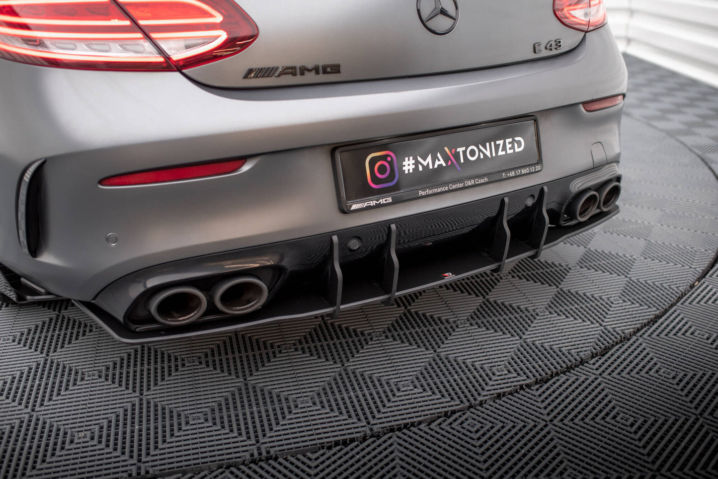 Bagerste diffuser Street Pro Mercedes-AMG C43 Coupe / Cabrio C205 Facelift / A205 Facelift