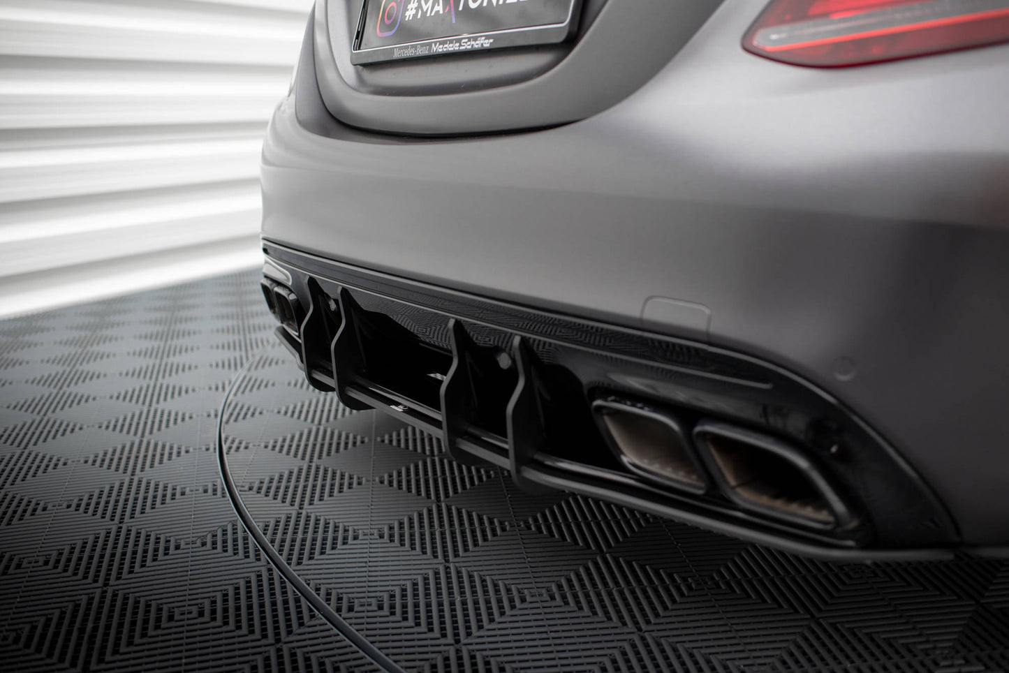 Bagerste diffuser Street Pro Mercedes-AMG C63 Sedan / Estate W205 Facelift