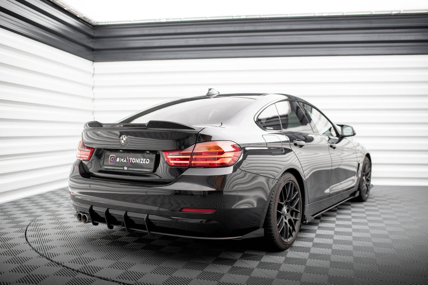 Bagerste sidesplitter Street Pro + Flaps BMW 4 Gran Coupe F36
