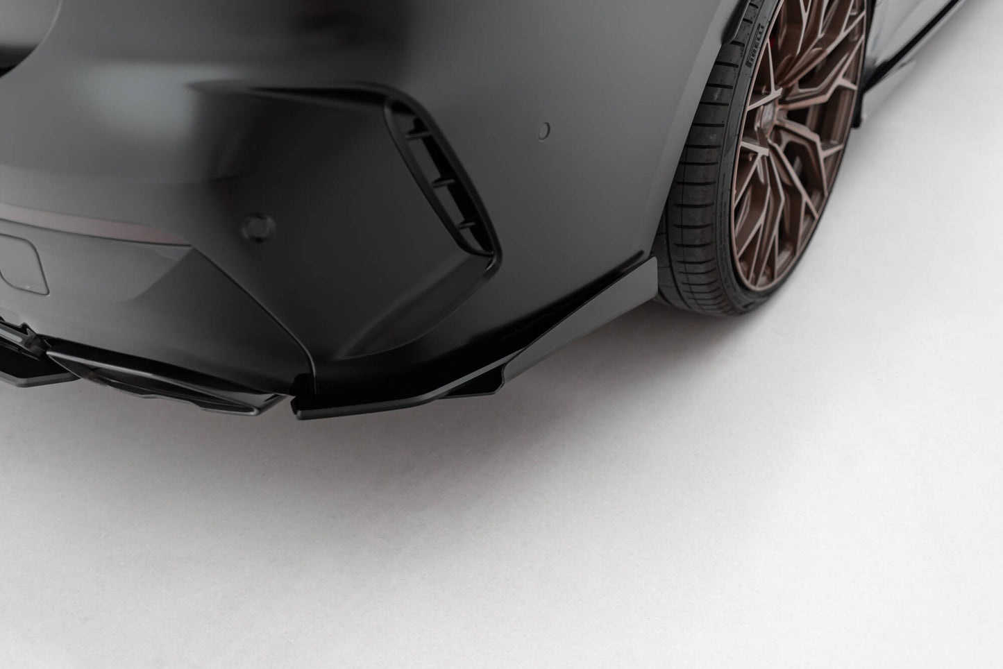Bagerste sidesplitter Street Pro + Flaps BMW M440i G22 / G23 / G22 Facelift / G23 Facelift