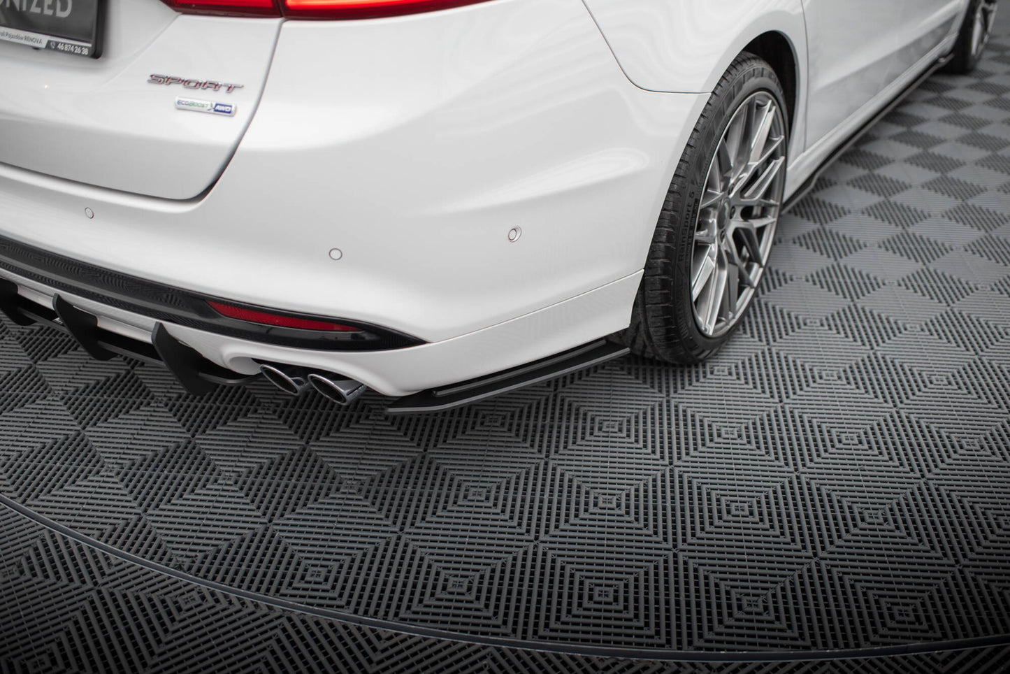 Bagerste sidesplitter Street Pro Ford Mondeo Sport Mk5 Facelift / Fusion Sport Mk2 Facelift