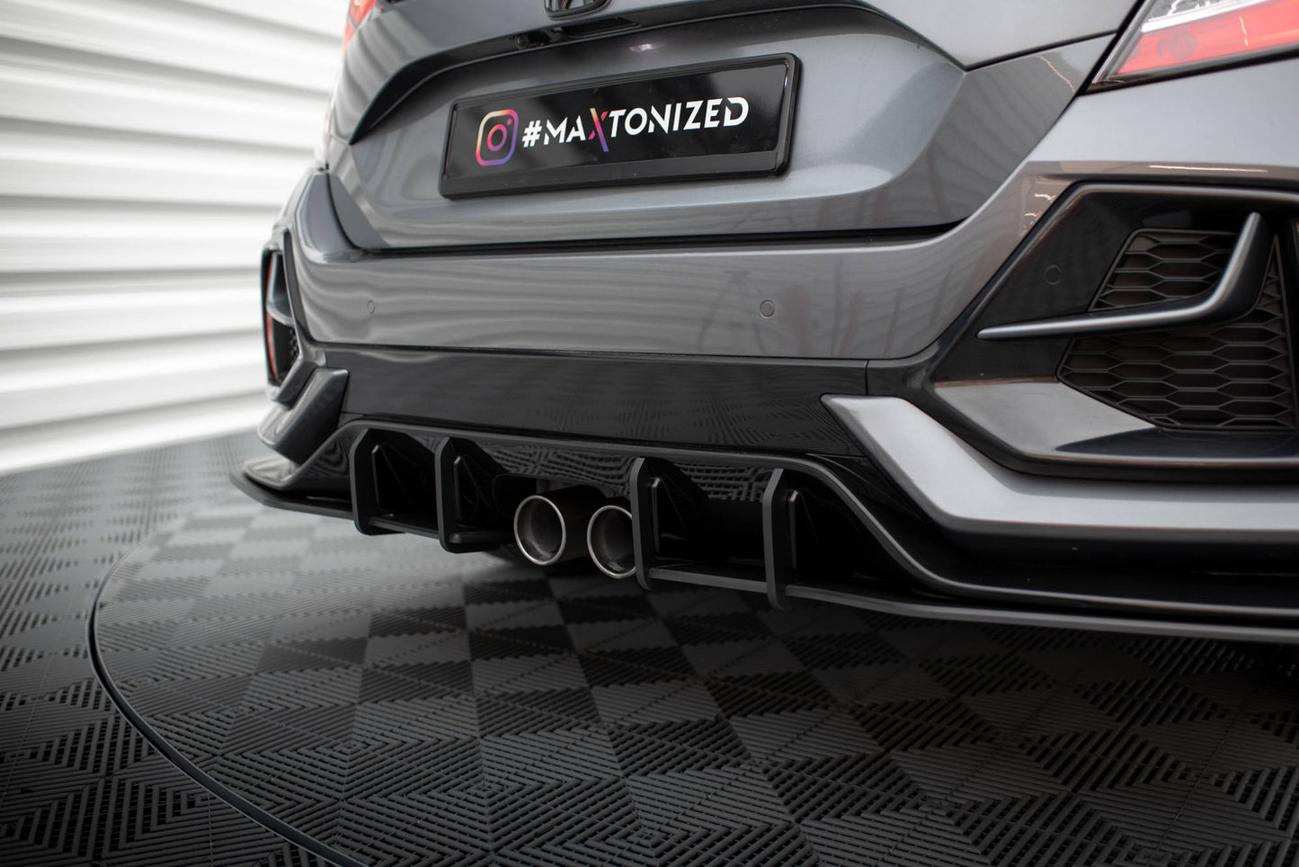 Bagerste sidesplitter Street Pro V.1 Honda Civic Sport Mk 10 Facelift