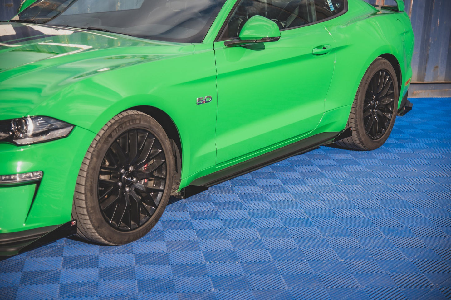 Sideskørter diffuser V.1 Street Pro + Flaps Ford Mustang GT Mk6 Facelift