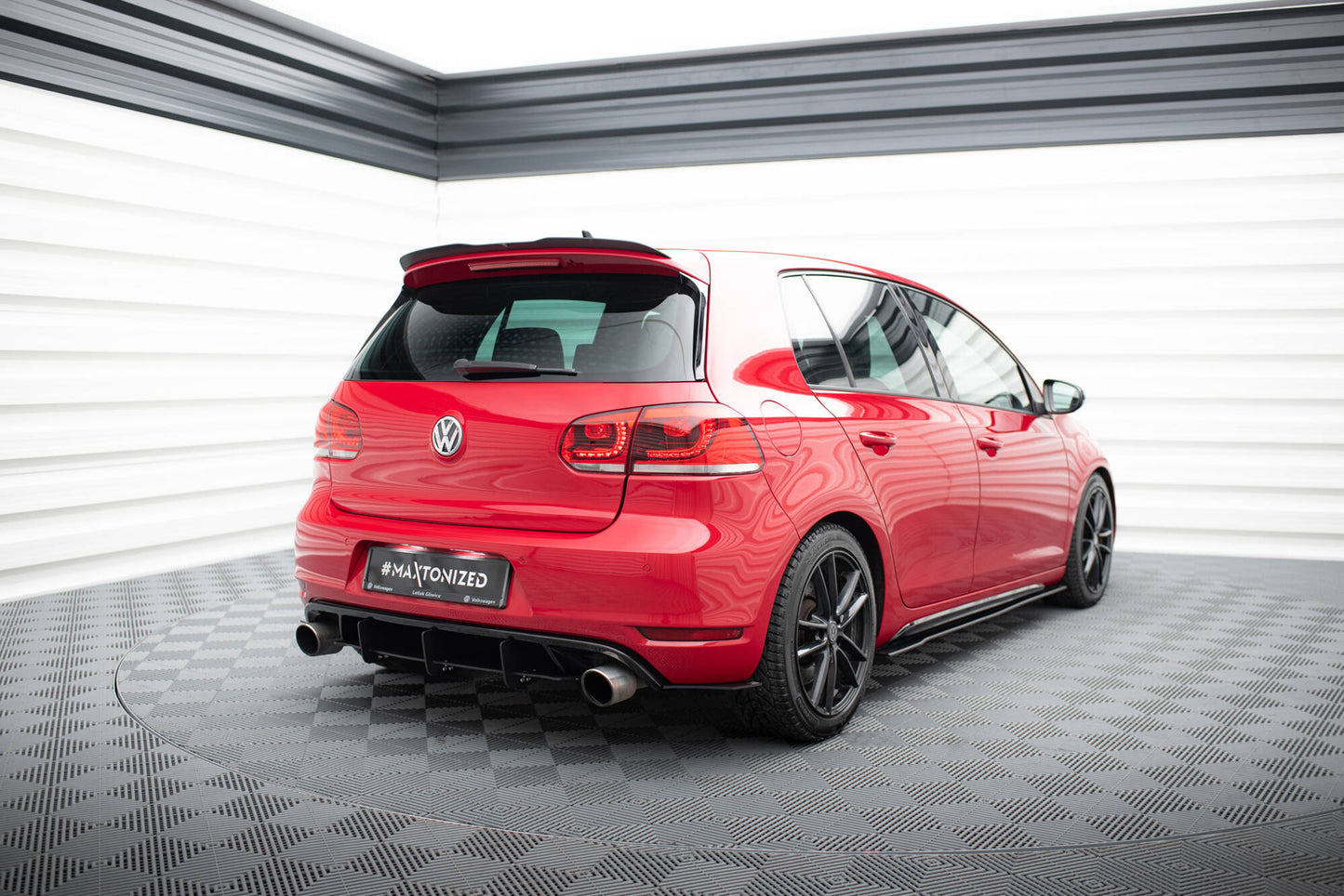 Bagerste diffuser & Bagerste sidesplitter VW GOLF VI GTI / 35TH
