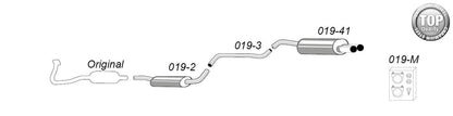 Catback system 2*80