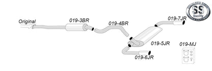 Catback system 2*80