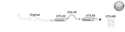 Catback system 2*70