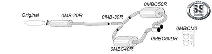 Catback system 2*80