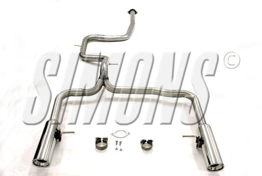 Catback system 2*100