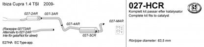 Catback system