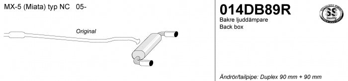 Catback system 2*90