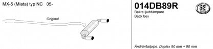 Catback system 2*90
