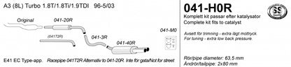 Catback system 2*80