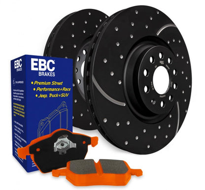 Orangestuff/Turbo Groove Sæt Bagerste 264mm