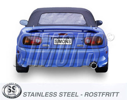 Catback system 1*100