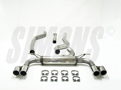 Catback system 4*80