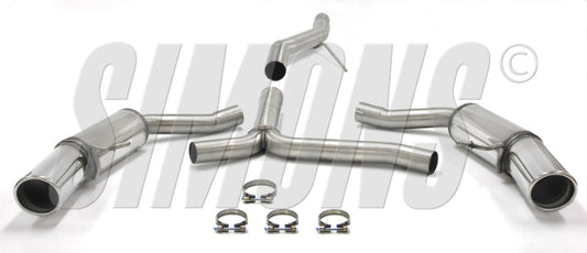 Catback system 2*100