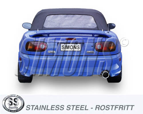 Catback system 1*100