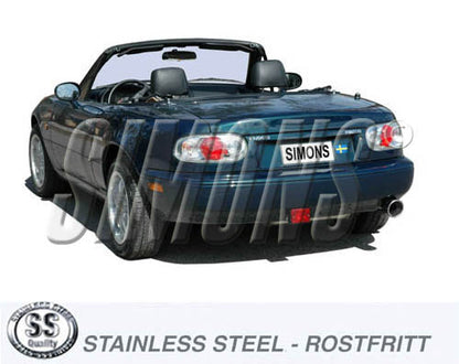 Catback system 1*100