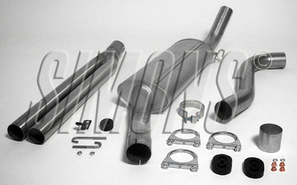 Catback system 2*57