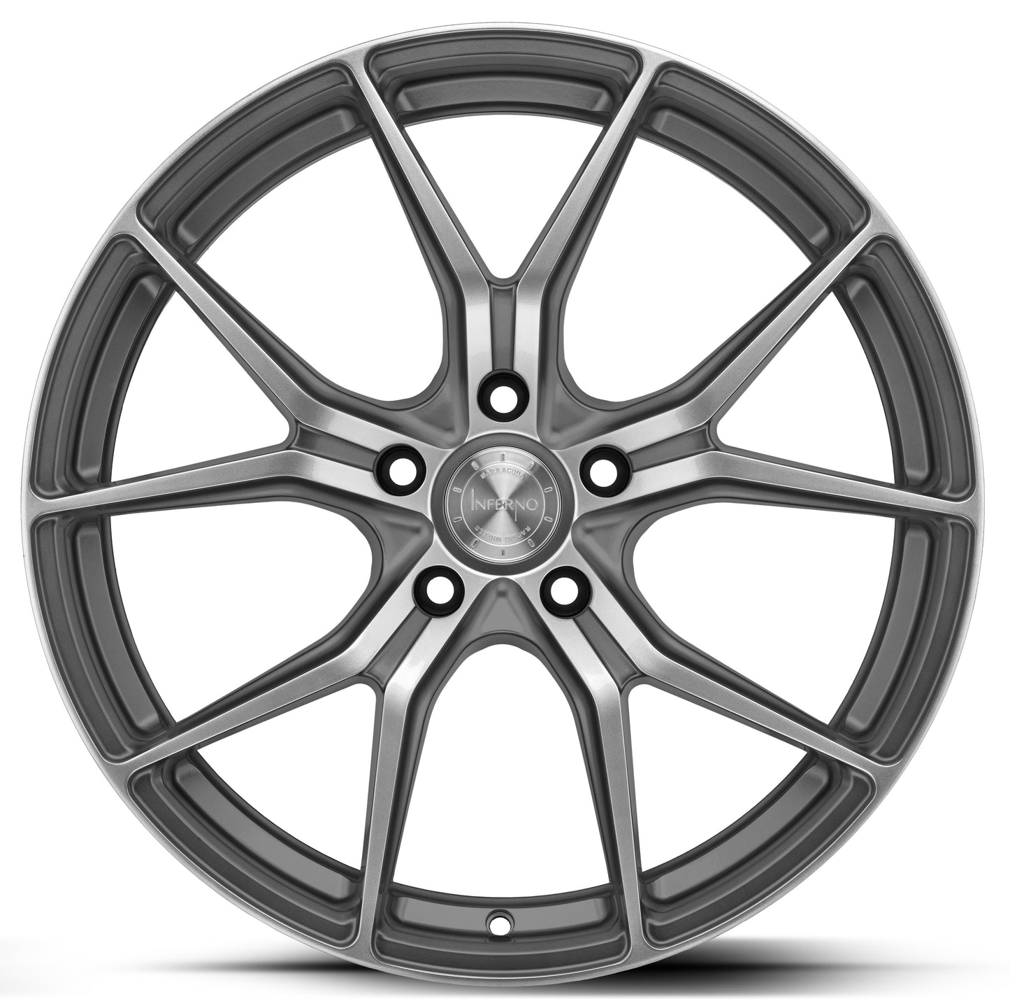 BARRACUDA INFERNO Højglans-Gunmetal-poleret
