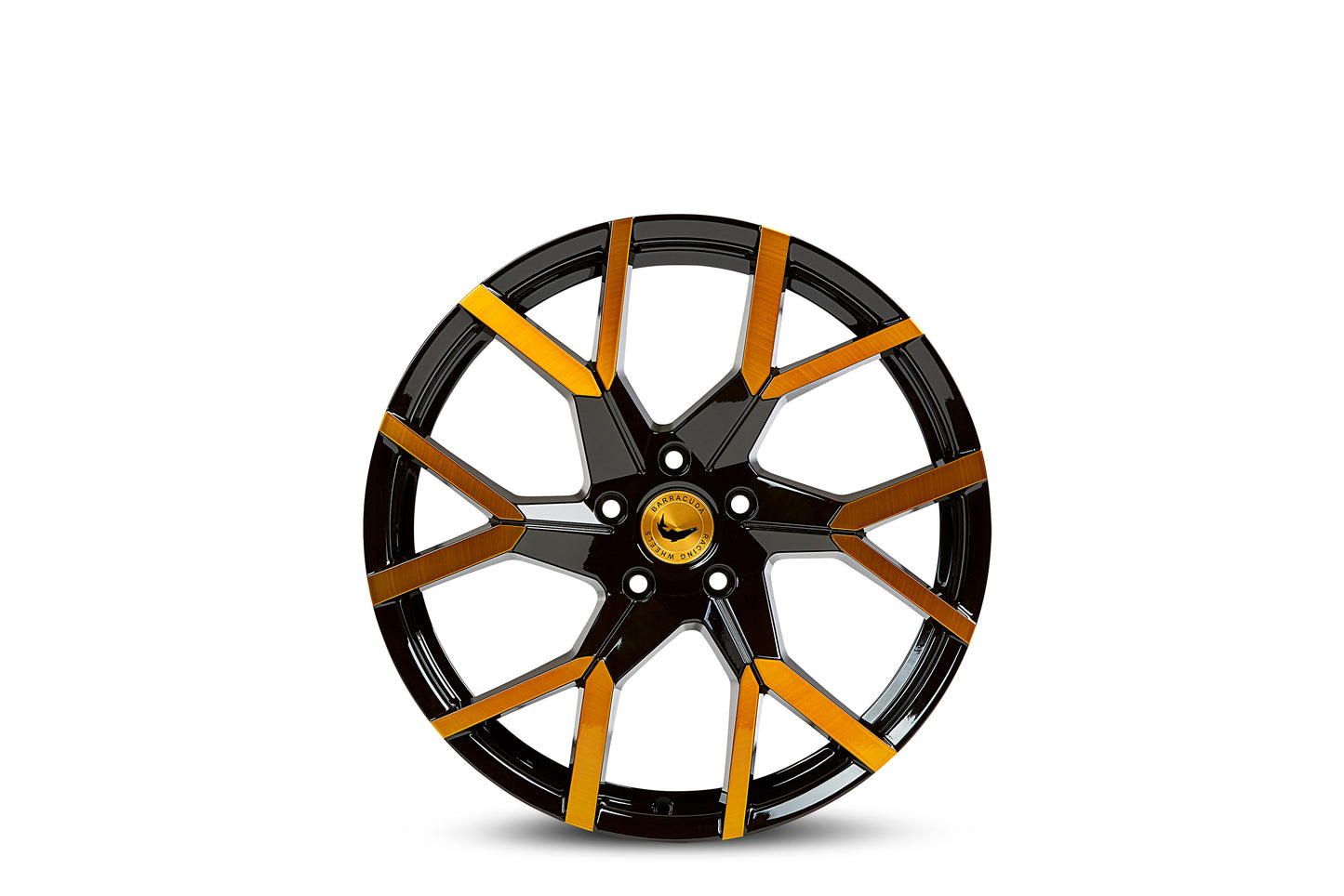 BARRACUDA TZUNAMEE EVO Sort glossy Flash guld