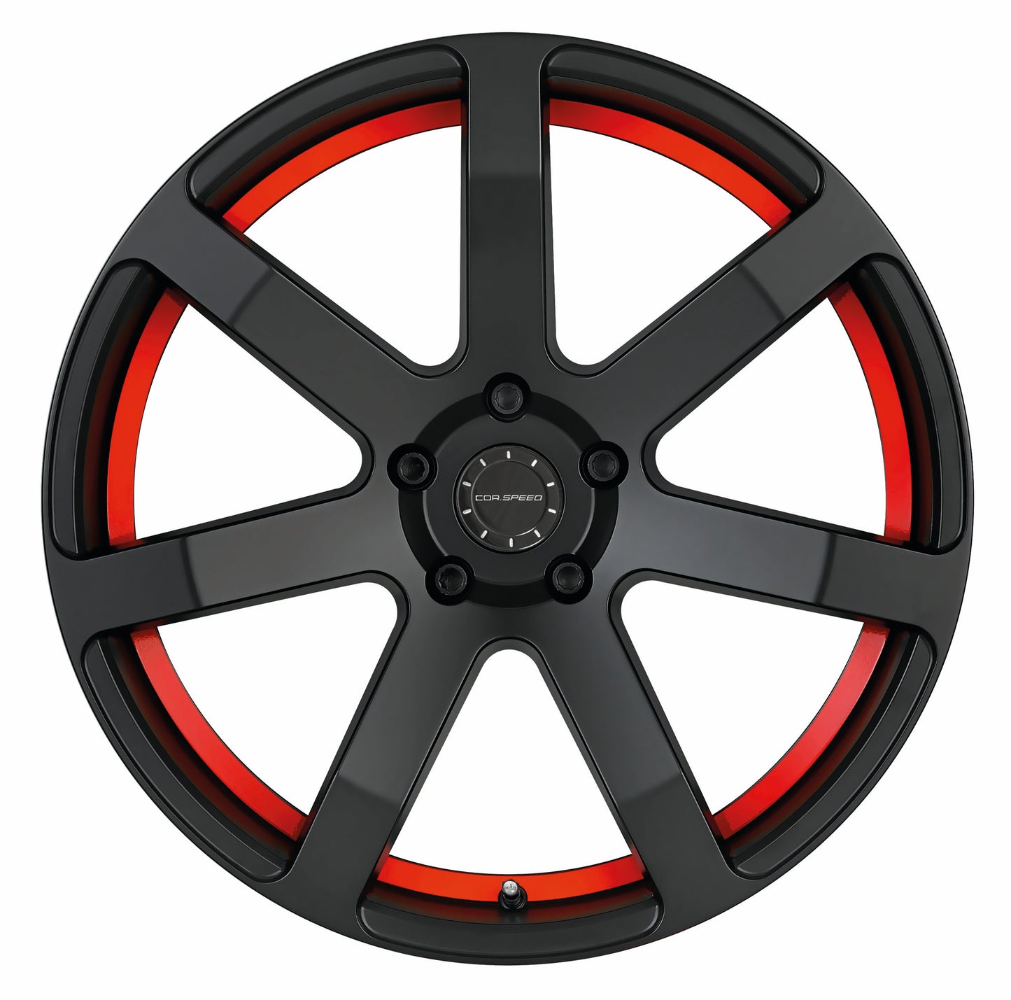 CORSPEED CHALLENGE Matsort Puresports / undercut Farve Trim Rød