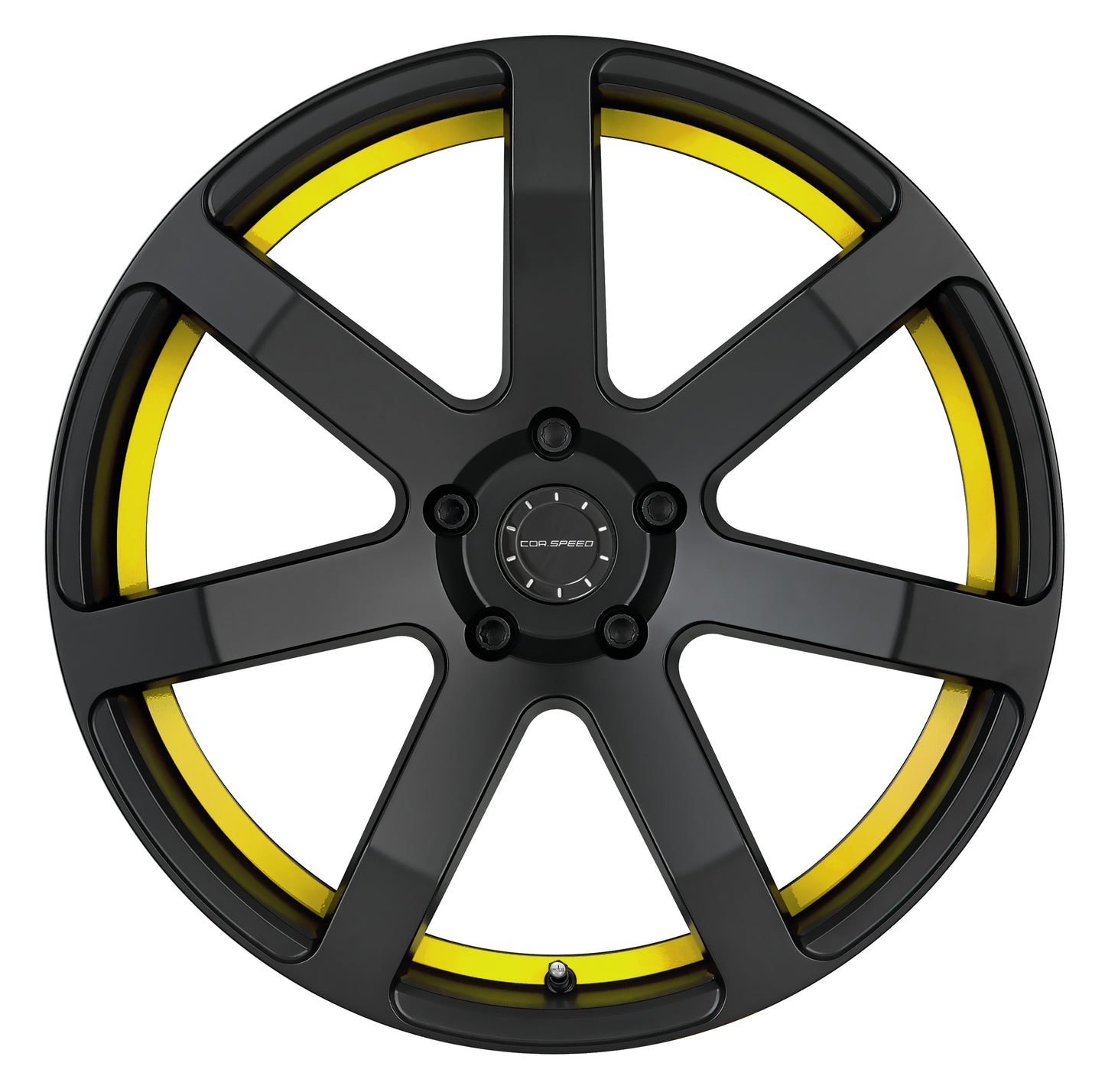 CORSPEED CHALLENGE Matsort Puresports / undercut Farve Trim gul