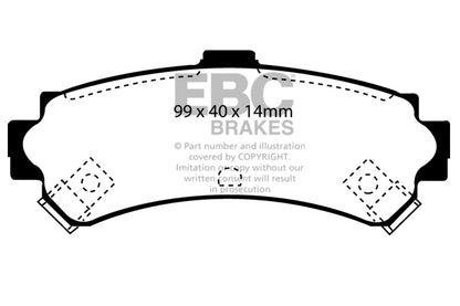 Ultimax2/Standard Sæt Bagerste 258mm
