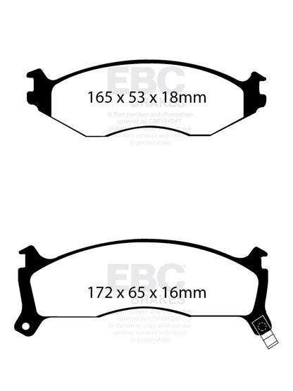 Ultimax2/Standard Sæt Forreste 282mm