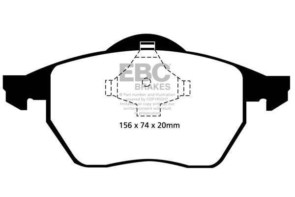 Ultimax2/Standard Sæt Forreste 288mm