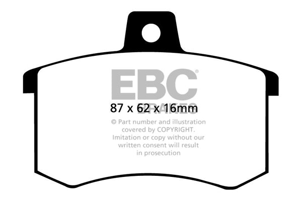 Redstuff/Turbo Groove Sæt Bagerste 269mm