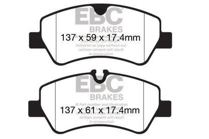 Ultimax2/Standard Sæt Bagerste 288mm
