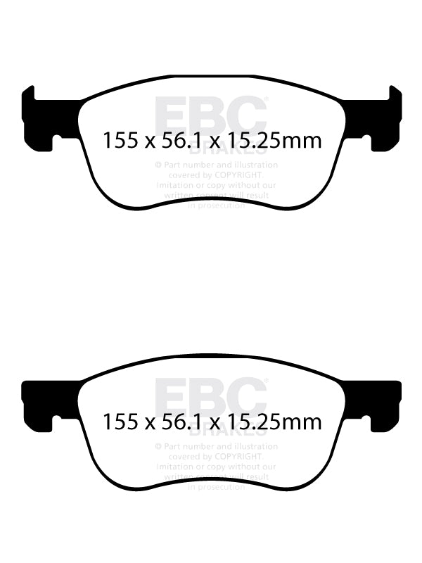 RP-1 Full Race Klodser Forreste 278mm