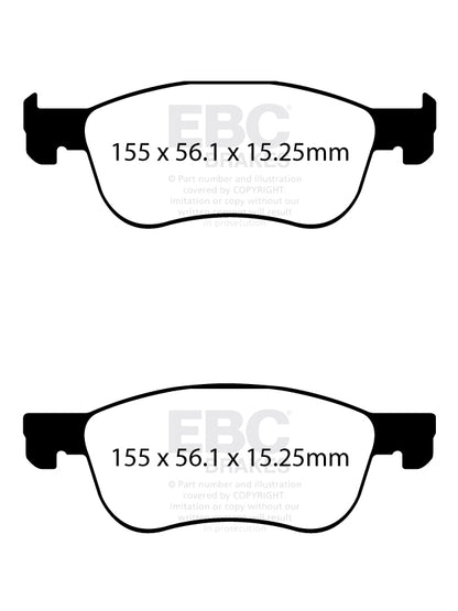 RP-1 Full Race Klodser Forreste 278mm