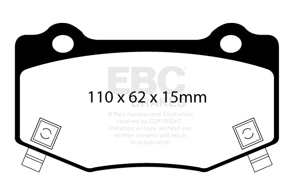 RP-1 Full Race Klodser Bagerste 339mm