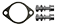 Flange pakning kit