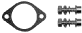 Flange pakning kit