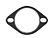 Flange pakning