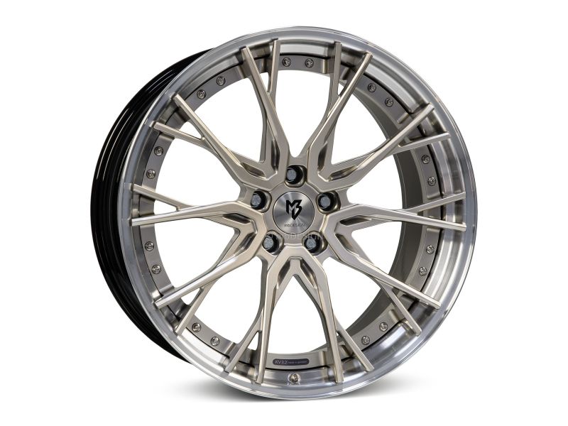 MB Design KV3.2 Blank Sort poleret champagne