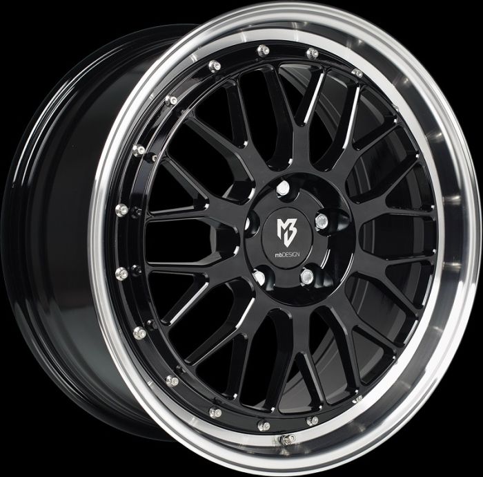 MB Design LV1 Blank sort poleret
