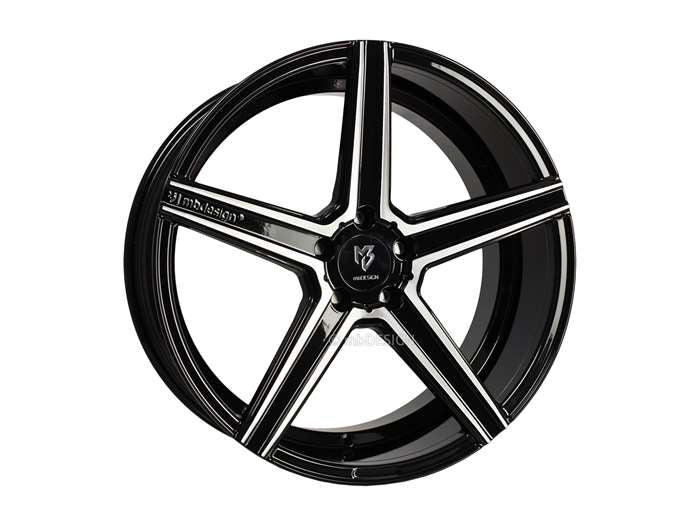 MB Design KV1S DC Blank sort lakeret kontur poleret