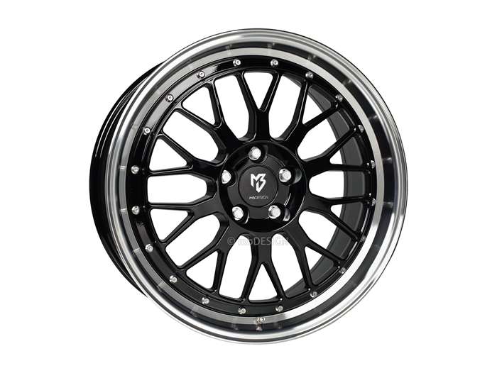 MB Design LV1 Blank sort poleret