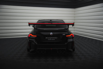 kulfiber Spoiler med Udvendige beslag Stående +LED light BMW M2 G87 / M240i / 2 M-Pack / 2 Standard G42