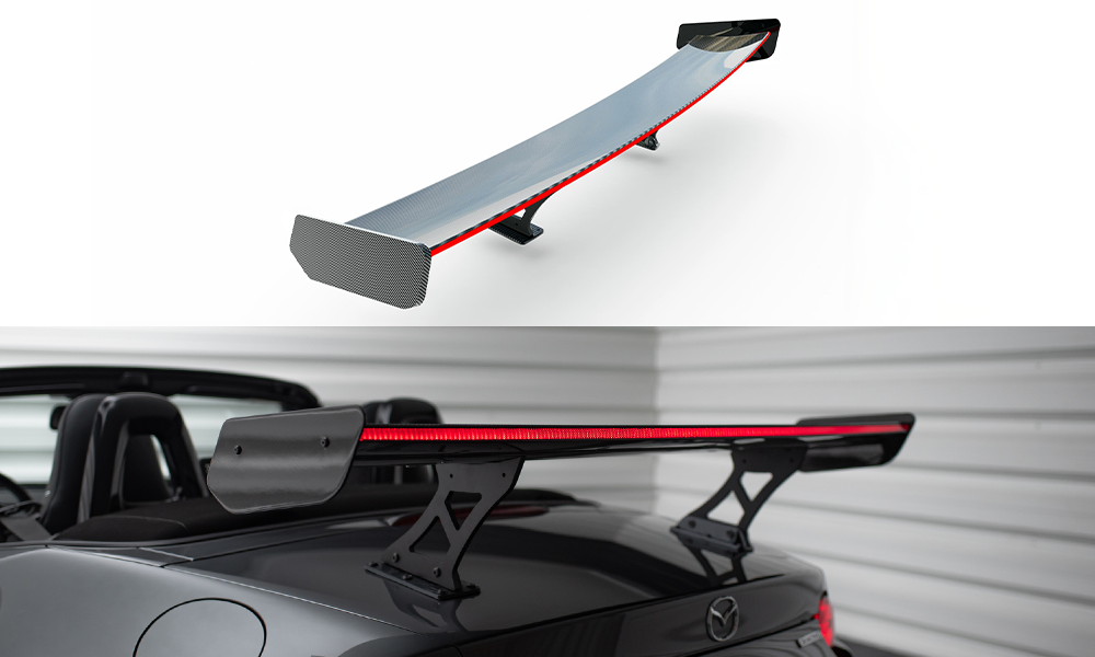 Spoiler kulfiber JDM Style + LED Mazda MX-5 ND (Mk4)