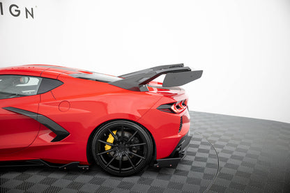 Spoiler kulfiber + LED Chevrolet Corvette C8