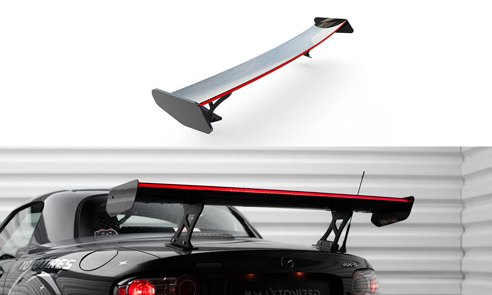 Spoiler kulfiber + LED Mazda MX5 Hardtop NC(MK3)