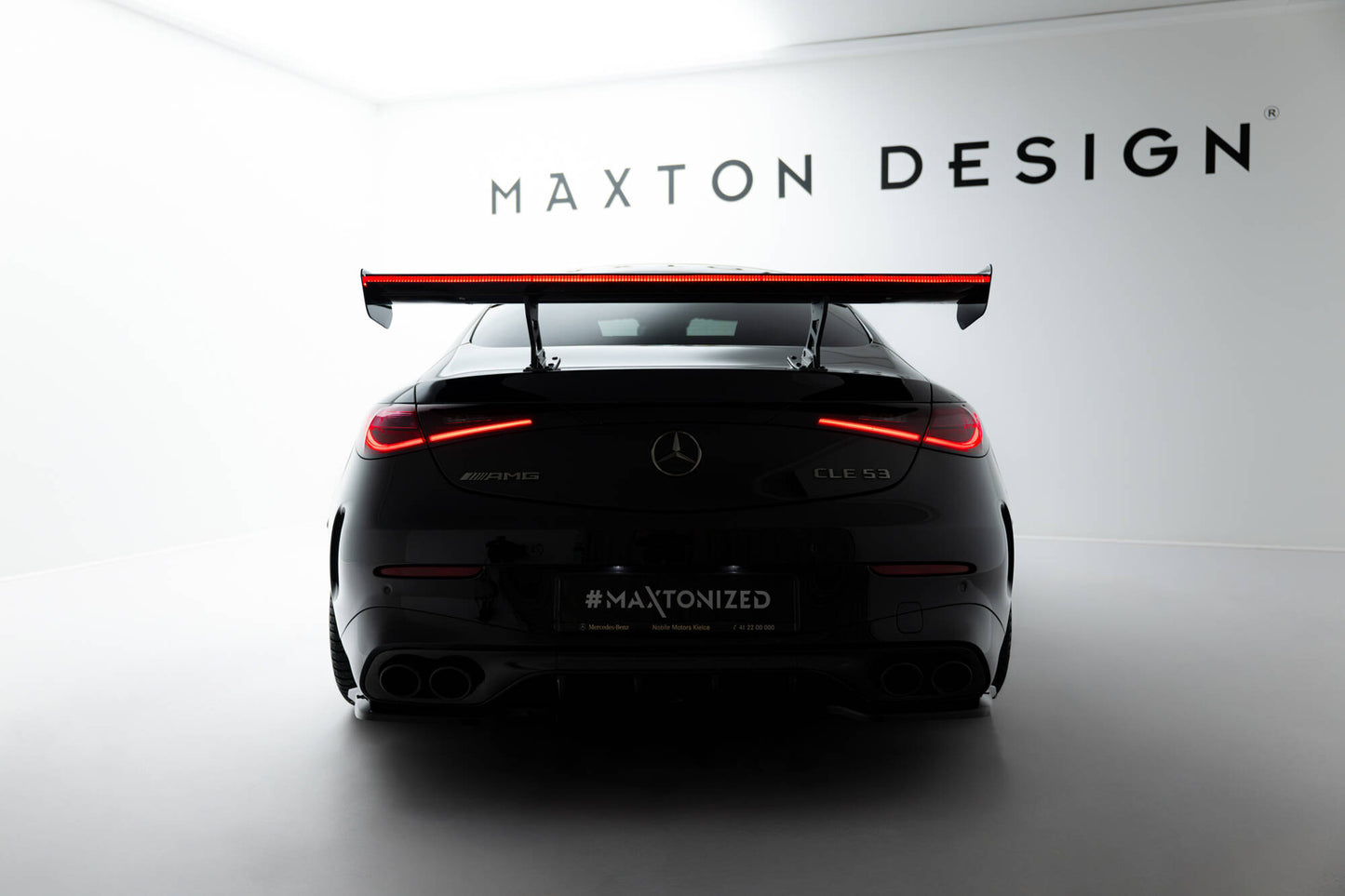Spoiler kulfiber V.2 + LED Mercedes-AMG CLE 53 C236