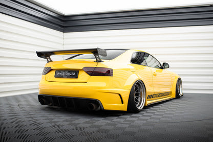Spoiler kulfiber med Udvendige beslag Stående Audi A5 Coupe 8T